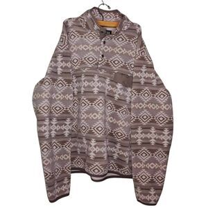 Southern Grit Aztec Graphic Fleece Pull Over Sweater